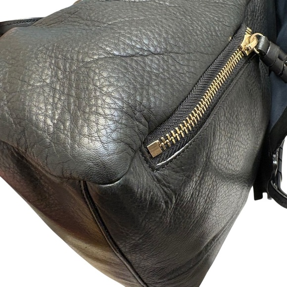 Cole Haan black leather backpack main image 7